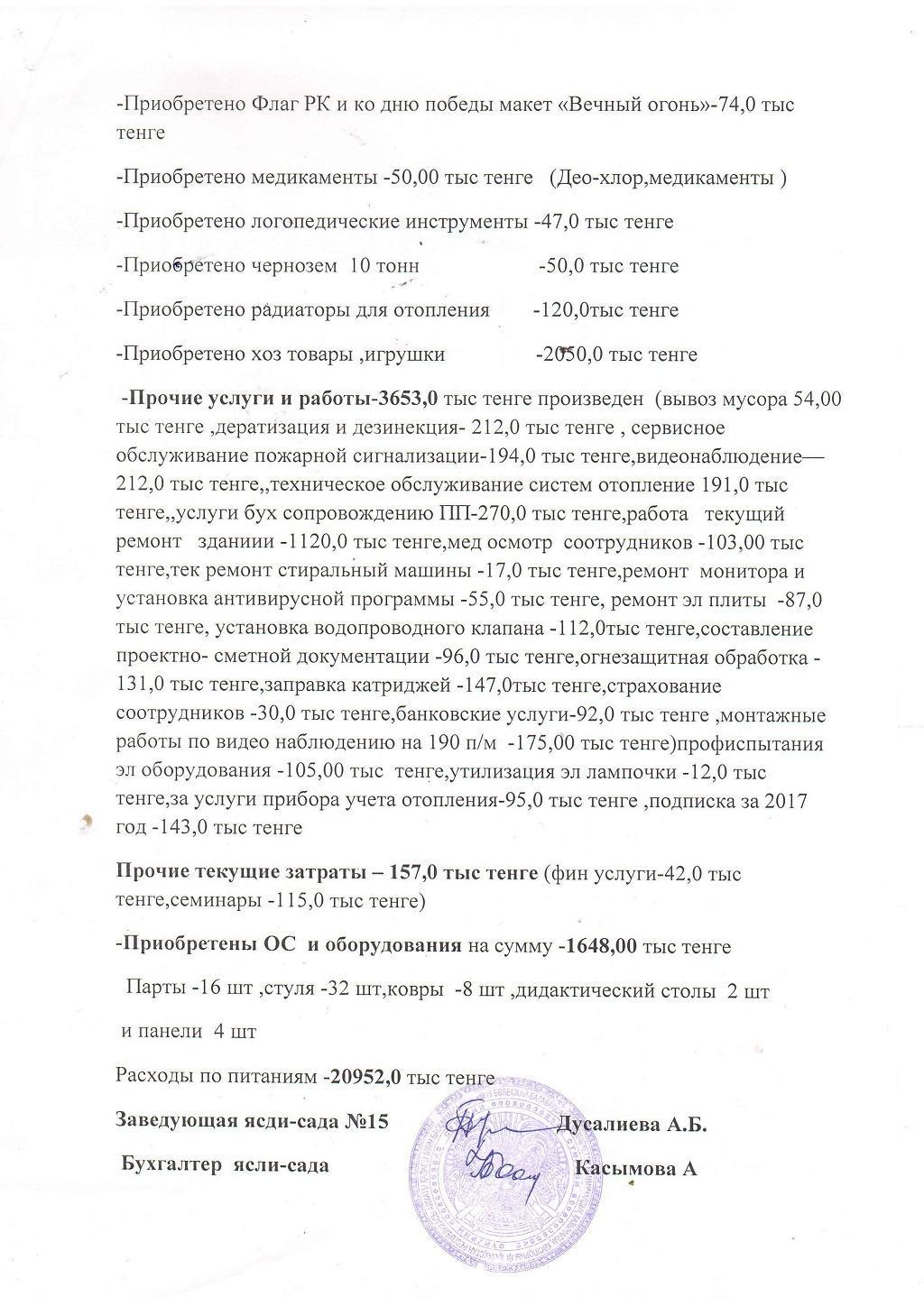 Отчет о доходах и расходах на 2016г 15 сад