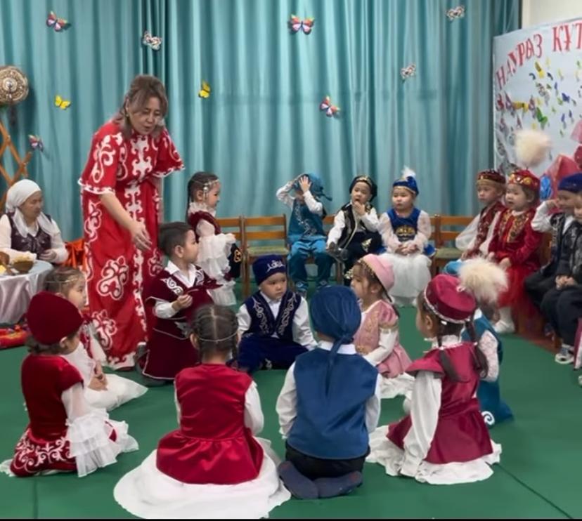 “Наурызнама” - 10 күндігіне орай: «Ұлттық ойын – ұлт қазынасы»  «Көгершін” және “Бүркіт” тобының бүлдіршіндері.